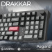 GamePro Клавіатура бездротова GamePro Asgard Drakkar Keychron Super Red Switch Black (MK305BK)