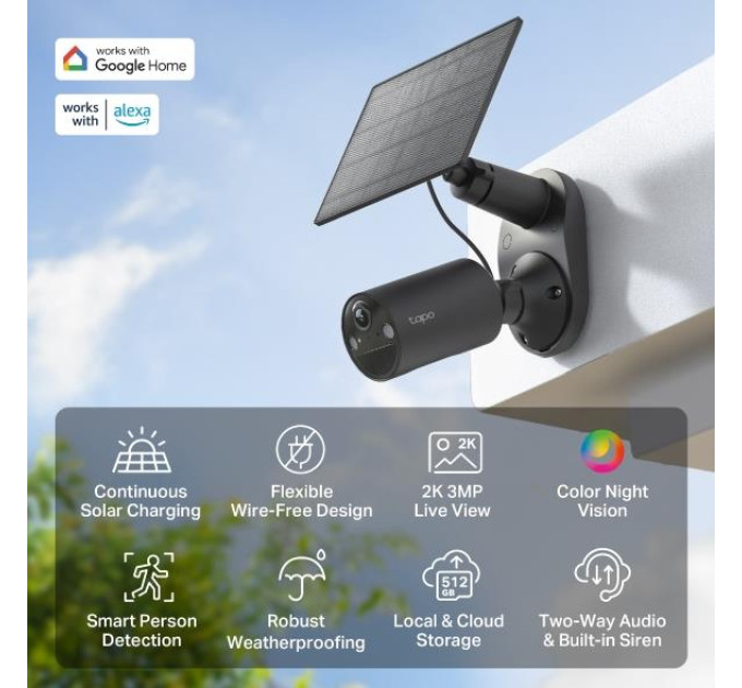 TP-Link Wi-Fi камера, Tapo C411 KIT TP-LINK