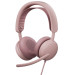 Logitech Навушники Logitech Zone Wired 2 USB Rose (981-001620)