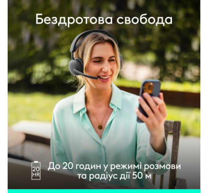 Logitech Навушники Logitech Zone Wireless 2 ES Graphite (981-001503)