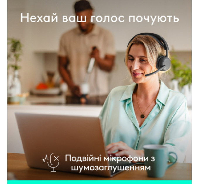 Logitech Навушники Logitech Zone Wireless 2 ES Graphite (981-001503)