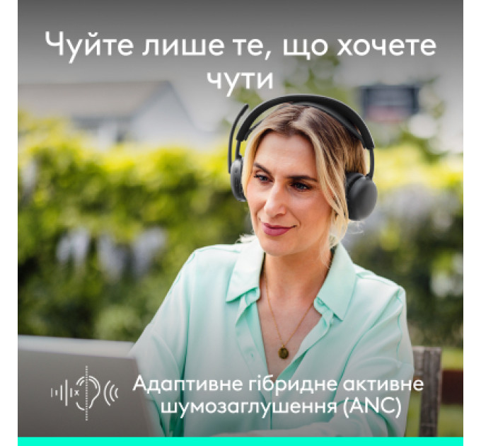 Logitech Навушники Logitech Zone Wireless 2 ES Graphite (981-001503)