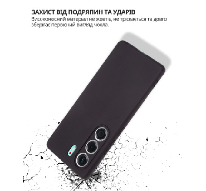 BeCover Чохол до мобільного телефона BeCover Silicone Tecno Camon 40 (CM5) Black (714679)