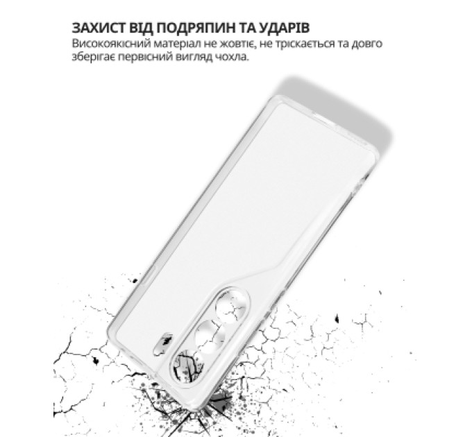 BeCover Чохол до мобільного телефона BeCover Silicone Tecno Camon 40 (CM5) Transparent (714680)