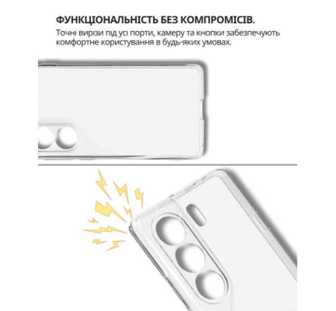 BeCover Чохол до мобільного телефона BeCover Silicone Tecno Camon 40 (CM5) Transparent (714680)
