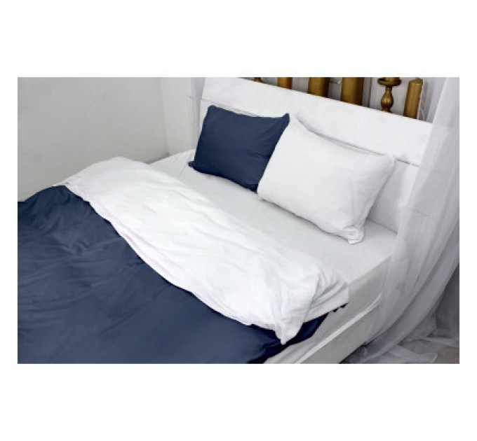 Постільна білизна MirSon Велюр Winter Frost 28-0001 + 28-0006 Bellflower Velvet 2х160х220 (2200004004662)