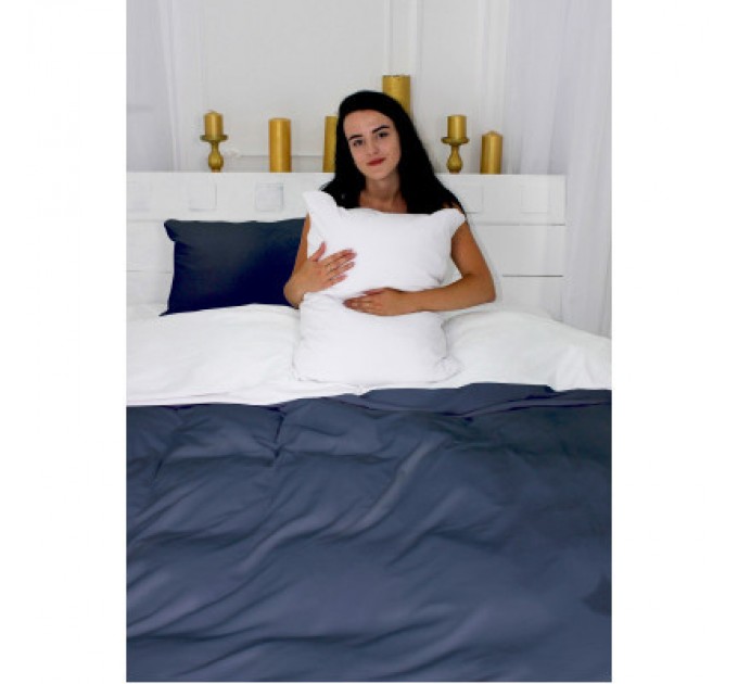 Постільна білизна MirSon Велюр Winter Frost 28-0001 + 28-0006 Bellflower Velvet 2х160х220 (2200004004662)