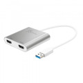 J5create Адаптер USB-A to 2xHDMI F dual display J5create (JUA365-N)
