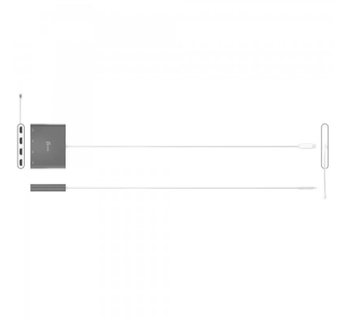 J5create Адаптер USB-C to 4xHDMI F quad display J5create (JCA366-N)
