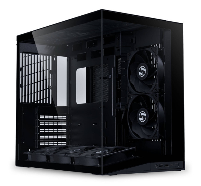 Lian Li Корпус Lian Li O11 Dynamic Mini V2 Flow Black (G99.O11DMIV2FX.00) без БЖ