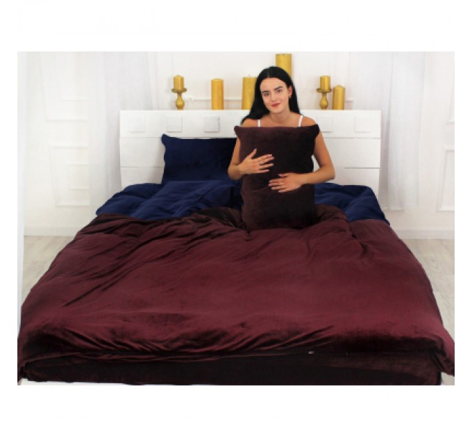 Постільна білизна MirSon Велюр Winter Frost 28-0006 + 28-0002 Primula Velvet 143х210 (2200004007007)