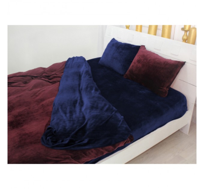 Постільна білизна MirSon Велюр Winter Frost 28-0006 + 28-0002 Primula Velvet 143х210 (2200004007007)