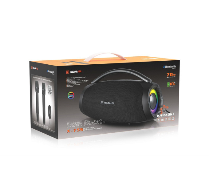 REAL-EL Акустична система REAL-EL X-755 Black