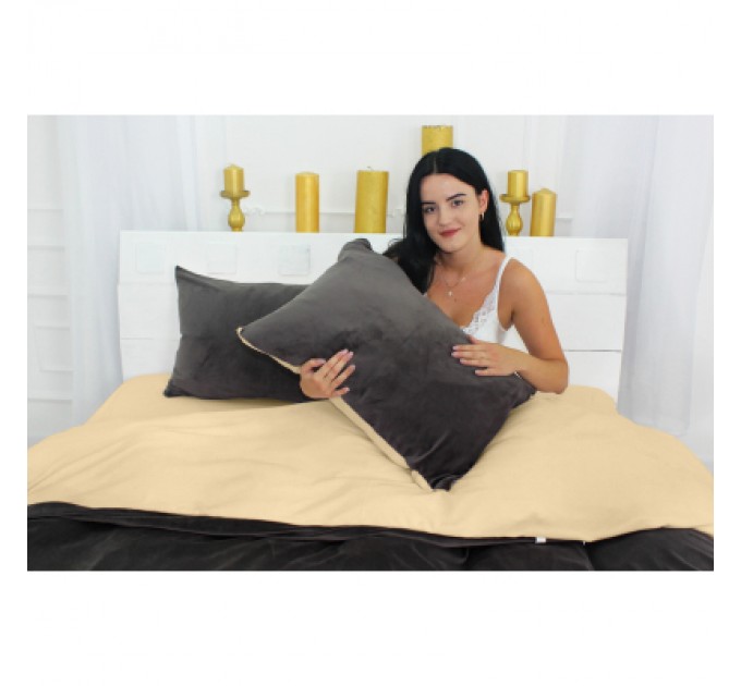 Постільна білизна MirSon Велюр Winter Terry 28-0024 Carnation King Size (2200004018041)