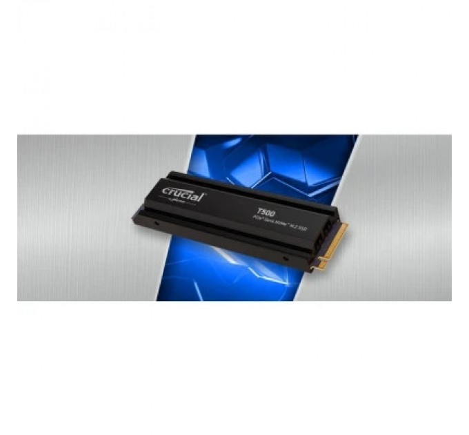Micron Накопичувач SSD M.2 2280 2TB T500 Heatsink Micron (CT2000T500SSD5)