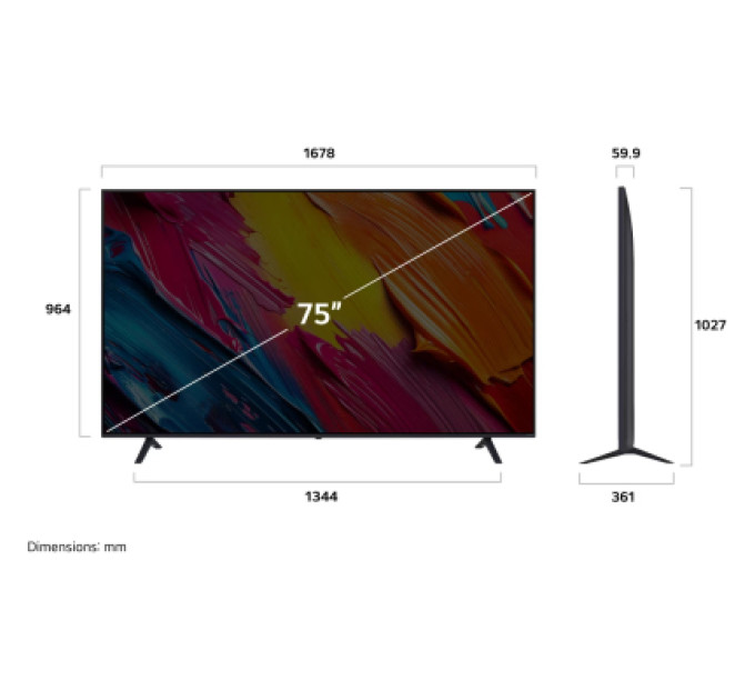 LG Телевізор LG 75QNED7EA6B