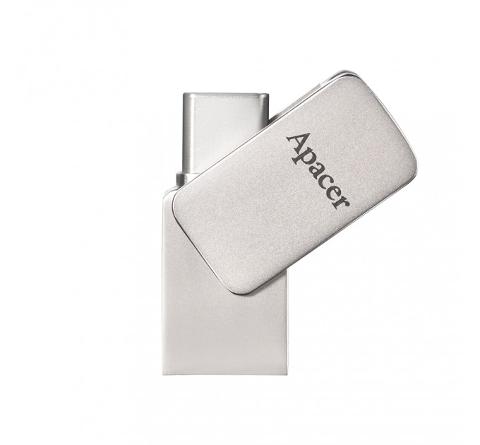 Флеш-накопичувач USB3.2 64GB Apacer AH181 Silver (AP64GAH181S-1)