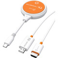 J5create Адаптер ScreenCast Full HD WI-FI 15m USB-C to HDMI Miracast/AirPlay/Chromecast J5create (JVAW62-N)