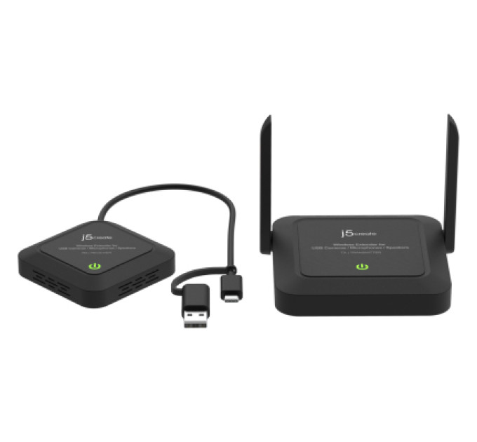 J5create Адаптер extender 25m WIFI 2xUSB-A + USB-C + 3.5mm J5create (JVW120-N)