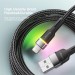 Дата кабель USB 2.0 AM to Lightning 1.0m 2.4A black Essager (EXCL-XCD01)