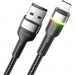 Дата кабель USB 2.0 AM to Lightning 1.0m 2.4A black Essager (EXCL-XCD01)