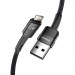 Дата кабель USB 2.0 AM to Lightning 1.0m 2.4A black Essager (EXCL-XC01)