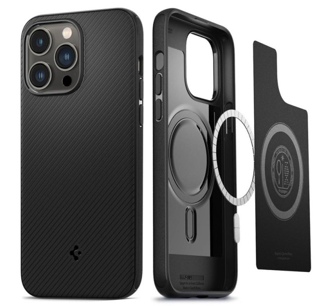 Spigen Чохол-накладка Spigen Mag Armor MagFit для Apple Iphone 14 Pro Max Matte Black (ACS04844)