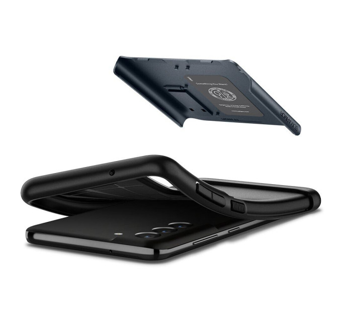 Spigen Чохол-накладка Spigen Slim Armor для Samsung Galaxy S21 FE SM-G990 Metal Slate (ACS03152)