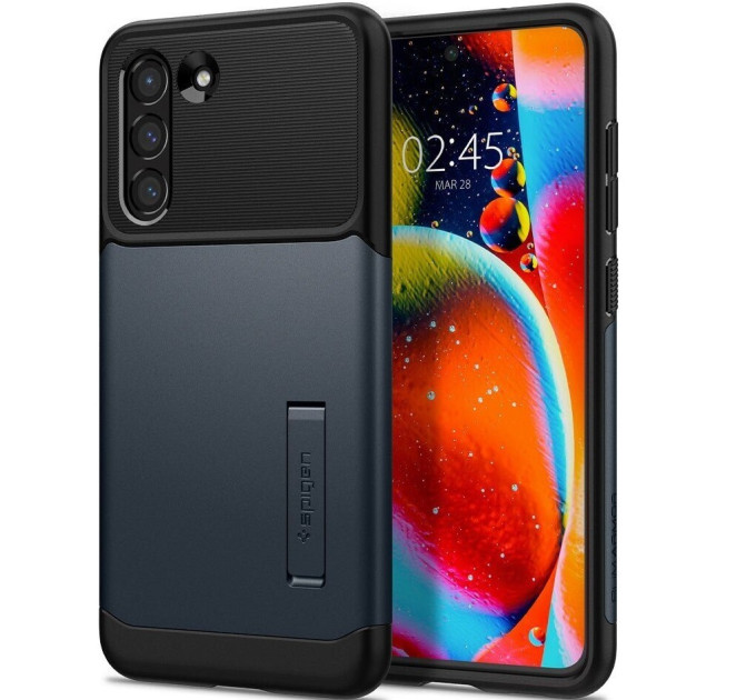 Spigen Чохол-накладка Spigen Slim Armor для Samsung Galaxy S21 FE SM-G990 Metal Slate (ACS03152)