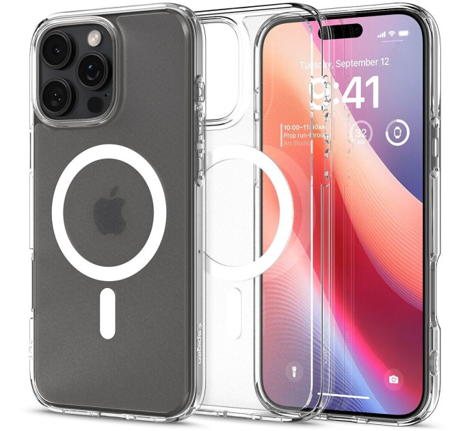 Spigen Чохол-накладка Spigen Ultra Hybrid with MagFit для Apple iPhone 16 Pro Max Frost Clear (ACS08002)