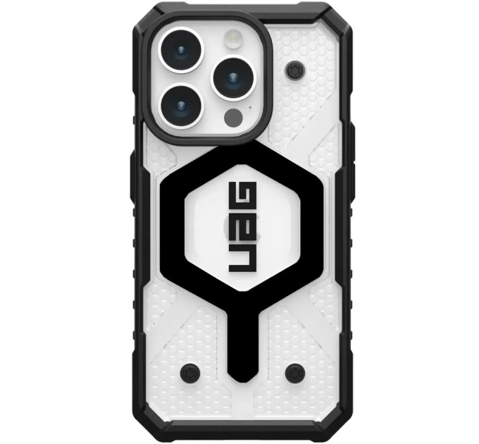Urban Armor Gear Чохол-накладка Urban Armor Gear Pathfinder Magsafe для Apple iPhone 15 Pro Ice-Black (114281114344)