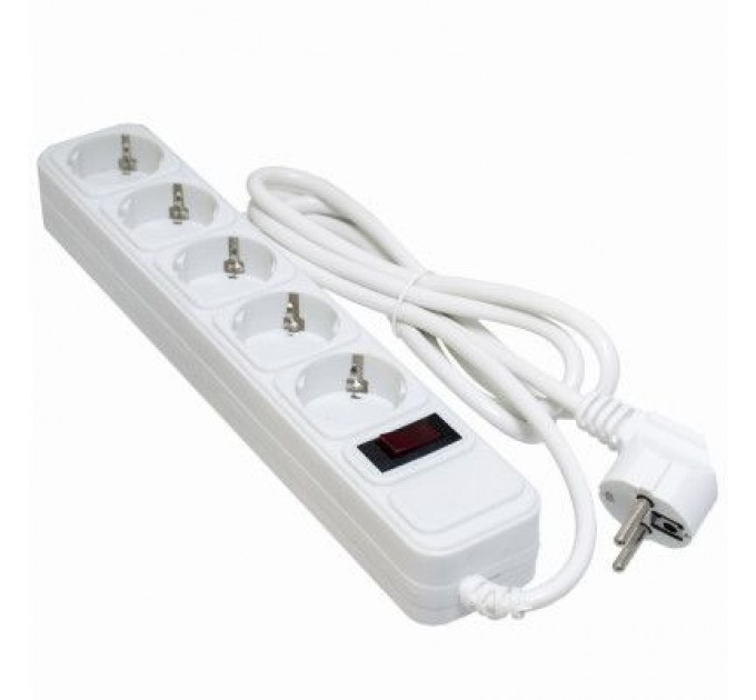Мережевий фільтр живлення Patron 1.8m (SP-1052W), 5 розеток White (EXT-PN-SP-1052W)