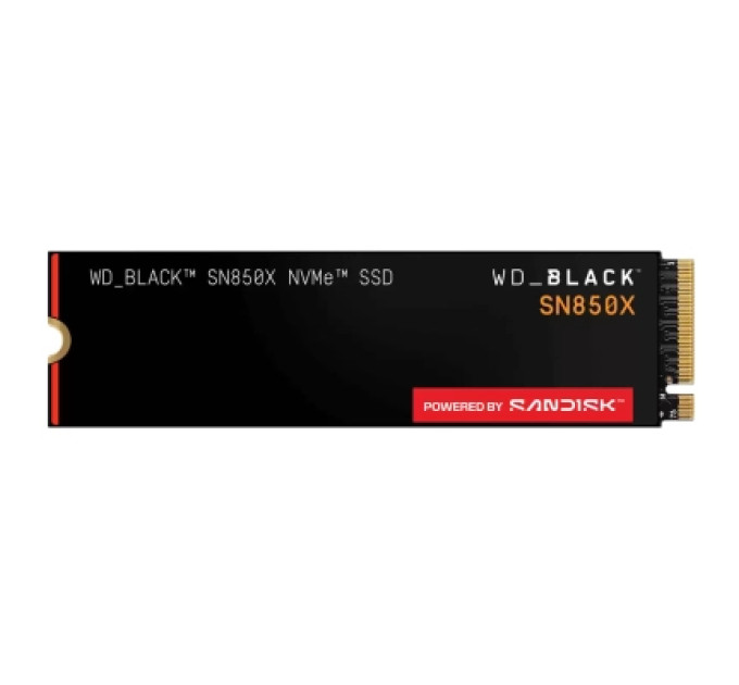 WD Накопичувач SSD M.2 2280 2TB SN850X WD (WDS200T2X0E-00BCA0)