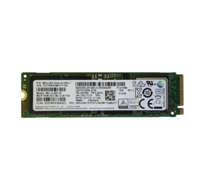 Samsung Накопичувач SSD M.2 2280 256GB PM981a Samsung (MZVL8256HDJD-00BLL)