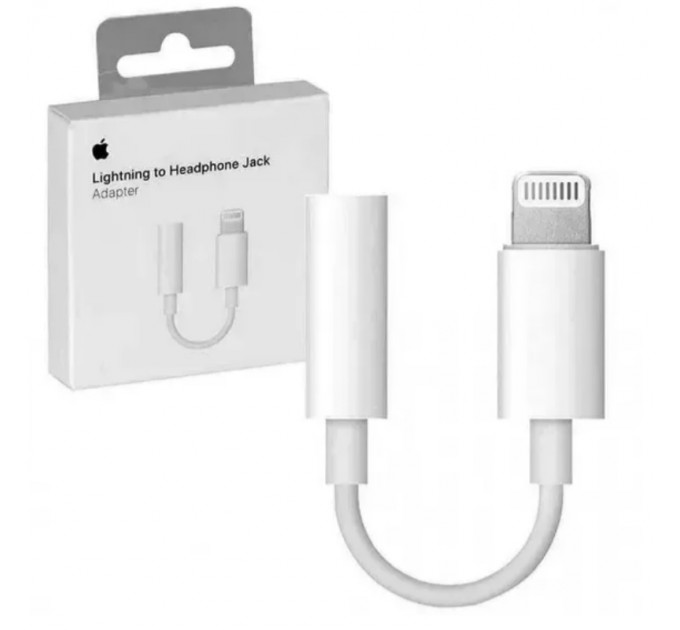Аудіо-кабель Apple Lightning - 3.5 мм (M/F), White (190198001795)