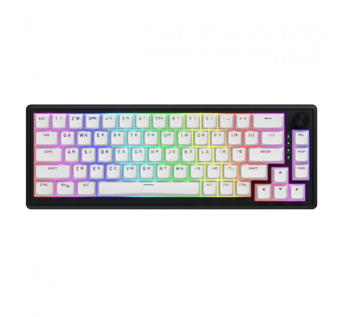 Клавіатура бездротова Hator Skyfall 65 Wireless Black-White (HTK3160UA)