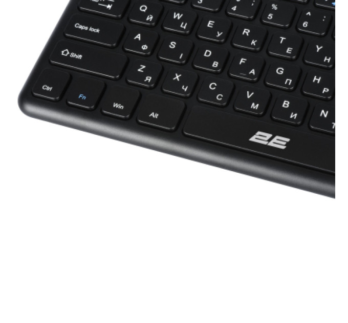 2E Клавіатура 2E KT100 Touch Wireless UA Black (2E-KT100WB_UA)
