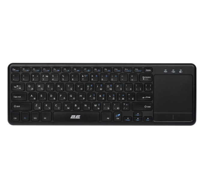 2E Клавіатура 2E KT100 Touch Wireless UA Black (2E-KT100WB_UA)
