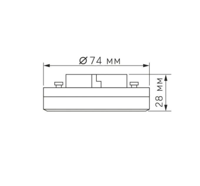Videx Лампочка Videx LED GX53 10W 4100K 220V (VL-GX53-10534)