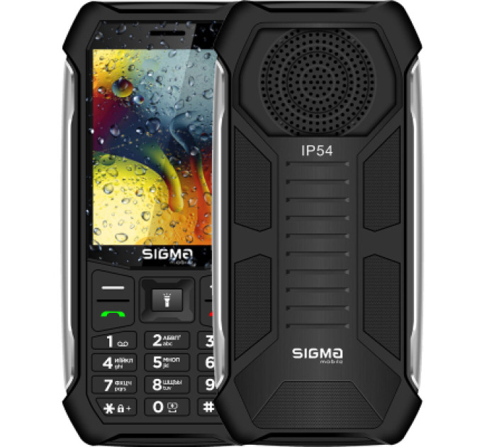 Sigma Мобільний телефон Sigma X-style 323 RAIN Black (4827798885710)