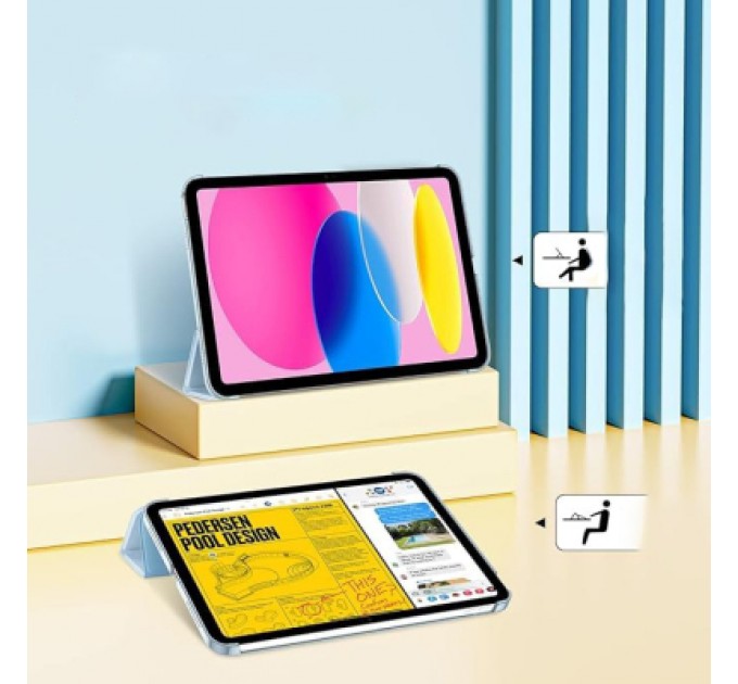 Чохол до планшета BeCover Tri Fold Hard Apple iPad 10.9" 2022/2024 Light Blue (712984)