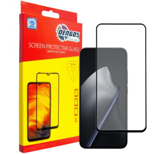 Скло захисне Dengos Full Glue Xiaomi 15T/15T Pro Black (TGFG-430)