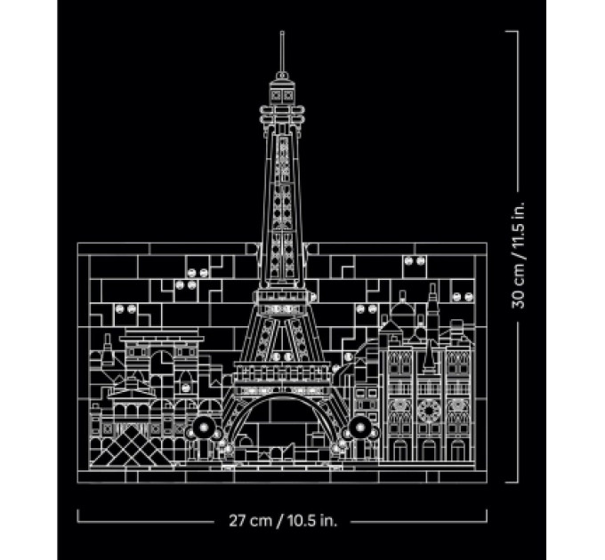 LEGO Конструктор LEGO Architecture Париж — місто кохання (21064)