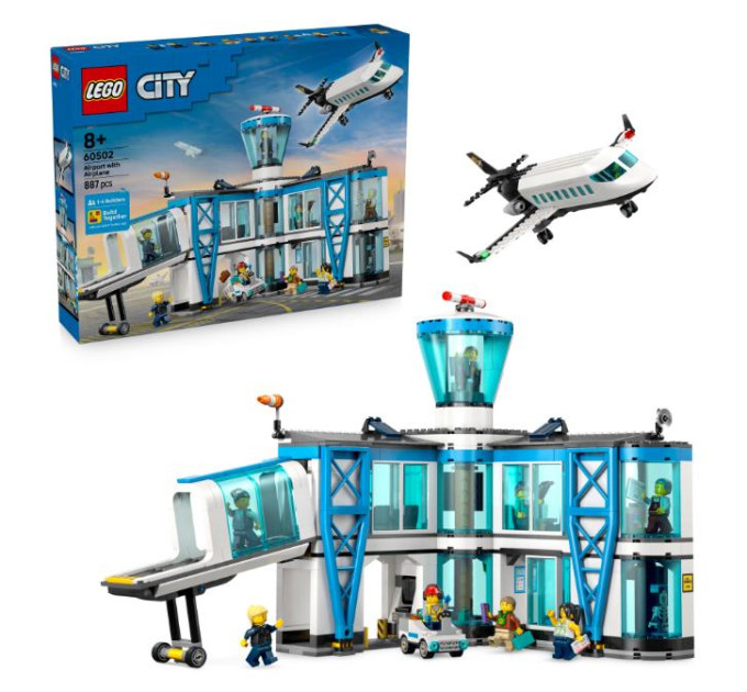 LEGO Конструктор LEGO City Аеропорт із літаком (60502)