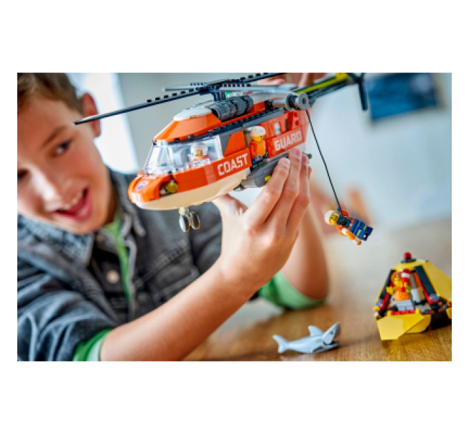 LEGO Конструктор LEGO City Гелікоптер берегової охорони (60503-)