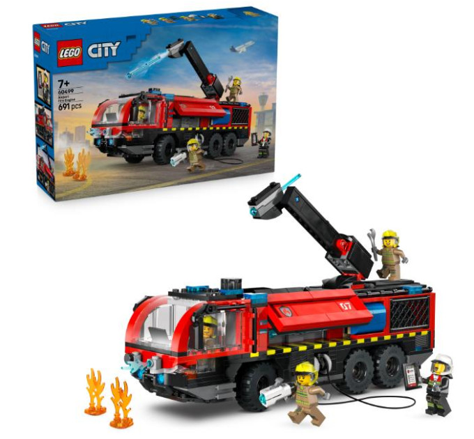 LEGO Конструктор LEGO City Пожежна вантажівка в аеропорту (60499)