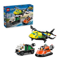 Конструктор LEGO City Ремікс літака, вантажівки та судна на повітряній подушці (60505-)