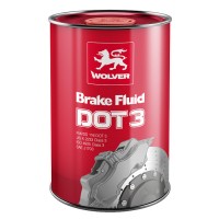 Гальмівна рідина Wolver DOT 3 1л