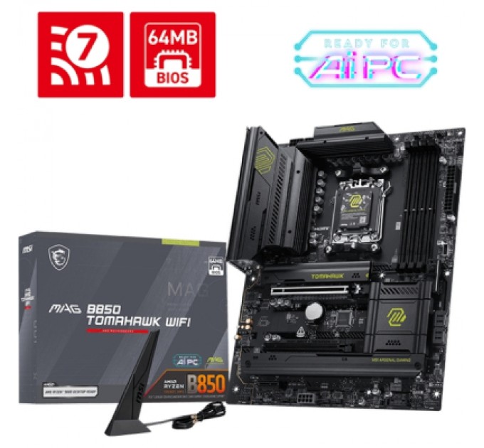 Материнська плата MSI MAG B850 TOMAHAWK WIFI