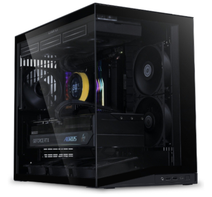 Lian Li Корпус для ПК Lian Li O11 Dynamic Mini V2 Flow, Black (G99.O11DMIV2FX.00)